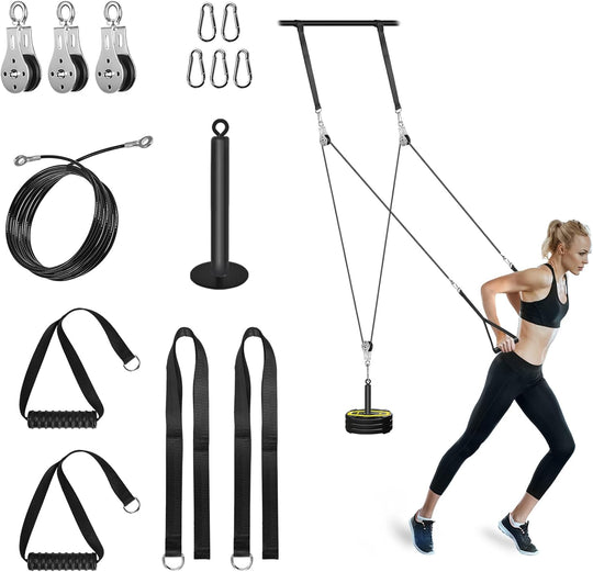 Cable Pulley System Home Gym Weight Fitness Machine