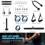 Cable Pulley System Home Gym Weight Fitness Machine