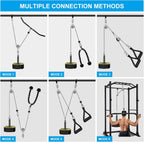 Cable Pulley System Home Gym Weight Fitness Machine