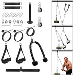 Cable Pulley System Home Gym Weight Fitness Machine
