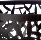 Cactus Perforated Centrepiece Fruit Bowl Steel 29CM