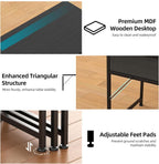 Caiyun L Shaped Computer Desk with 2 Drawers