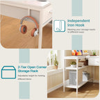 Caiyun L Shaped Computer Desk with 2 Drawers
