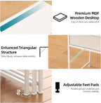Caiyun L Shaped Computer Desk with 2 Drawers