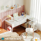 Caiyun L Shaped Computer Desk with 2 Drawers