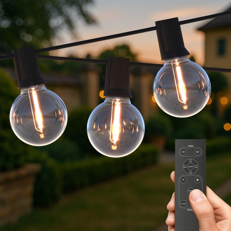 Lights 50 LED Bulbs 30m Warm Remote