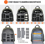 Camera Backpack Bag Small Professional Dslr with Waterproof