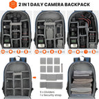 Camera Backpack Bag Small Professional Dslr with Waterproof