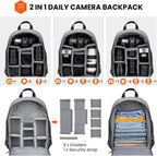 Camera Backpack Bag Small Professional Dslr with Waterproof