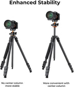 Camera Tripod 62" Aluminum Monopod with Quick Release