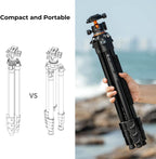 Camera Tripod 62" Aluminum Monopod with Quick Release