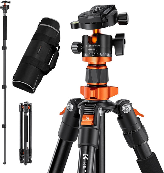 Camera Tripod 62" Aluminum Monopod with Quick Release