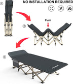 Camp Beds for Adults Comfortable Tent Folding Cot