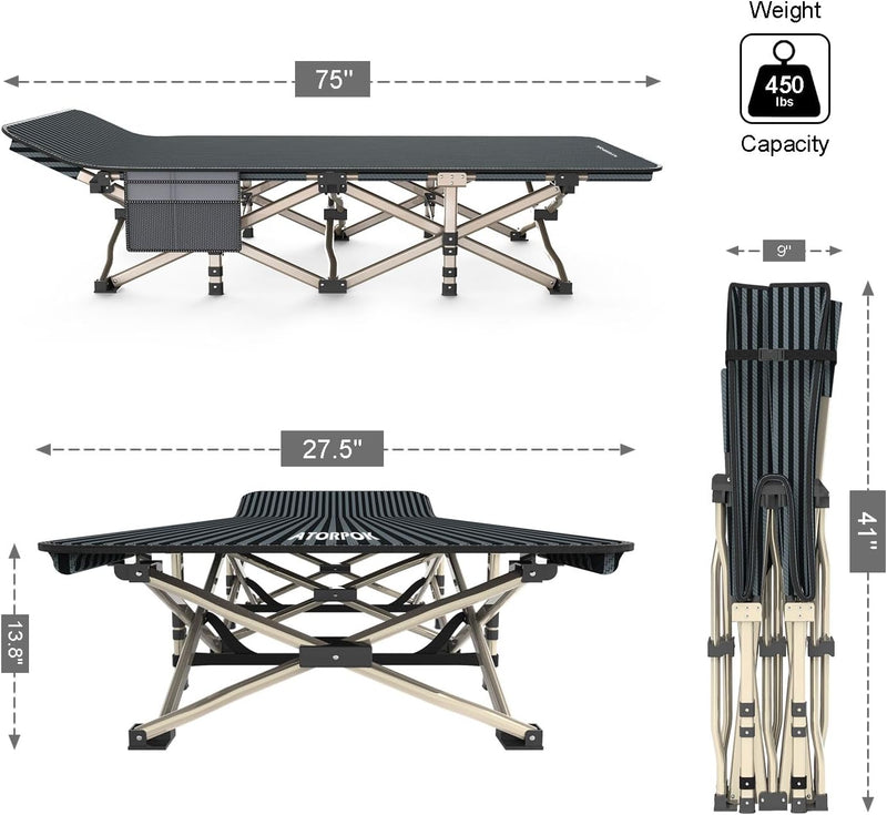 Camp Beds for Adults Comfortable Tent Folding Cot