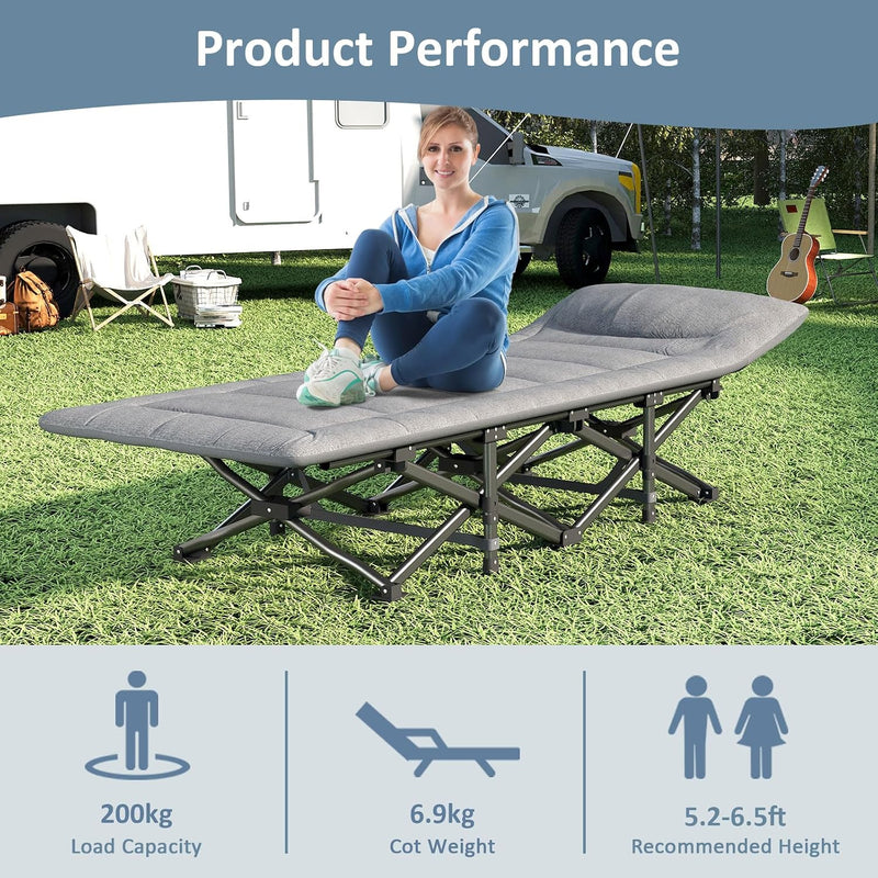 Camping Bed Camp Beds for Adults with Mattress