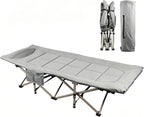 Camping Cot with Mattress for Adults Sleeping Cushion