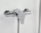 Capri3 Thermostatic Exposed Shower Valve with Riser Kit