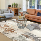Modern Abstract Area Rug Living Room Extra Large