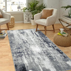 Modern Abstract Area Rug Living Room Extra Large