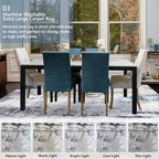 Modern Abstract Area Rug Living Room Extra Large