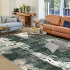 Modern Abstract Area Rug Living Room Extra Large