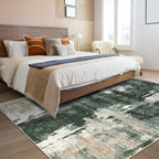 Modern Abstract Area Rug Living Room Extra Large