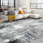 Modern Abstract Area Rug Living Room Extra Large