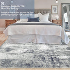 Modern Abstract Area Rug Living Room Extra Large