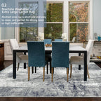 Modern Abstract Area Rug Living Room Extra Large