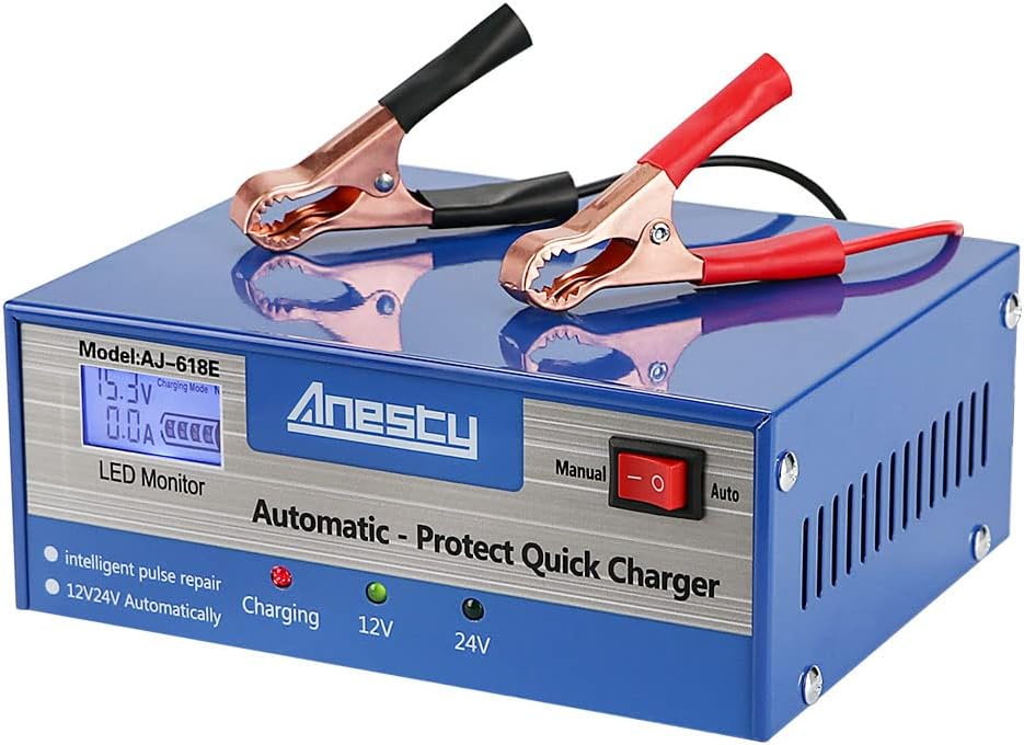 Car Battery Charger 12V 24V Automatic Charging Unit