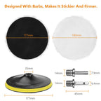 Car Polishing Pads for Drill Professional Wool Buffer (8 Pack)