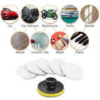 Car Polishing Pads for Drill Professional Wool Buffer (8 Pack)