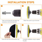 Car Polishing Pads for Drill Professional Wool Buffer (8 Pack)