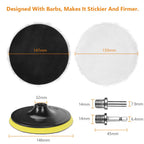 Car Polishing Pads for Drill Professional Wool Buffer (8 Pack)