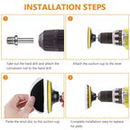 Car Polishing Pads for Drill Professional Wool Buffer (8 Pack)