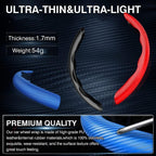 Car Steering Wheel Cover Universal Carbon Fiber Segmented