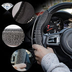 Car Steering Wheel Cover Universal Carbon Fiber Segmented