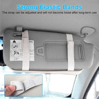 Car Sun Visor Organizer Auto Interior Leather Storage
