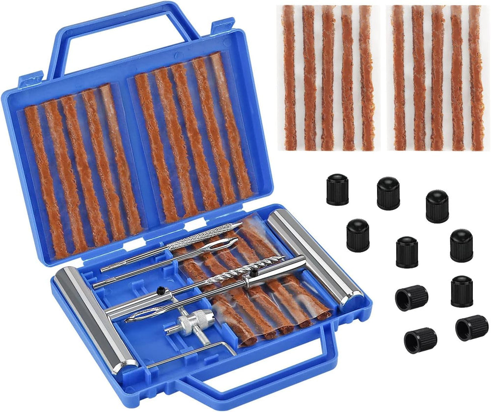 Car Tyre Puncture Repair Kit 42pcs Tire Flat