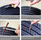 Car Tyre Puncture Repair Kit 42pcs Tire Flat
