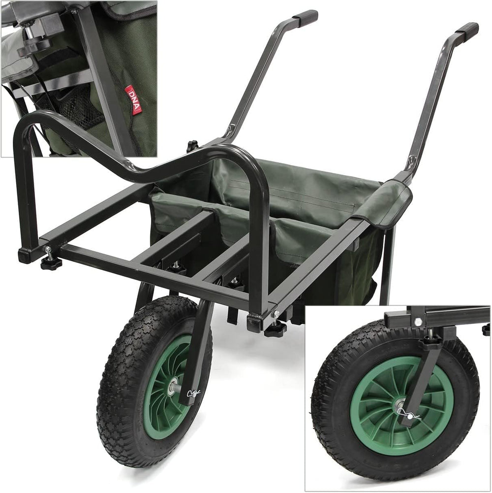 Carp Fishing Single Wheel Barrow with Built