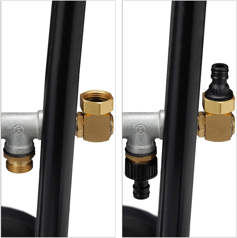 Cart Metal 4 Rubber Wheels Xl Garden Hosepipe