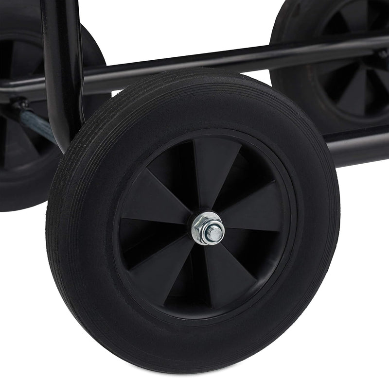 Cart Metal 4 Rubber Wheels Xl Garden Hosepipe