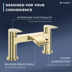 Cascade Mono Basin Mixer Tap Rounded Edge Design