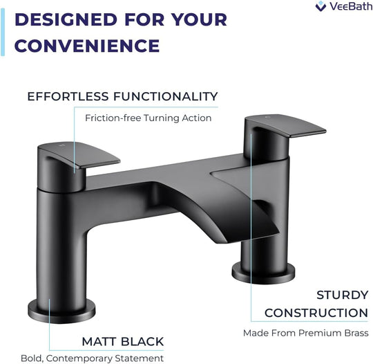 Cascade Mono Basin Mixer Tap Rounded Edge Design