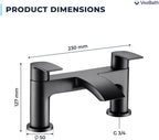Cascade Mono Basin Mixer Tap Rounded Edge Design