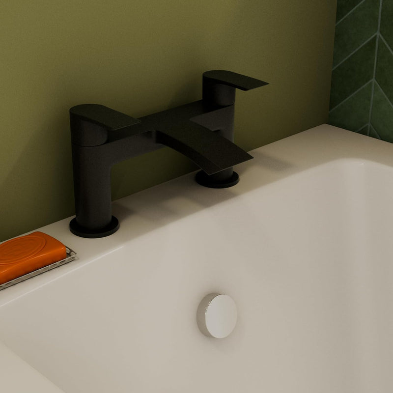 Cascade Mono Basin Mixer Tap Rounded Edge Design