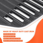 Cast Iron Cooking Grates Grid (2 Pack)