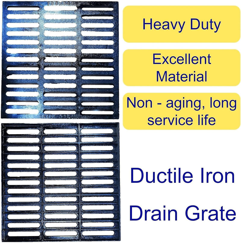 Cast Iron Drain Grate Driveway Channel Cover 700