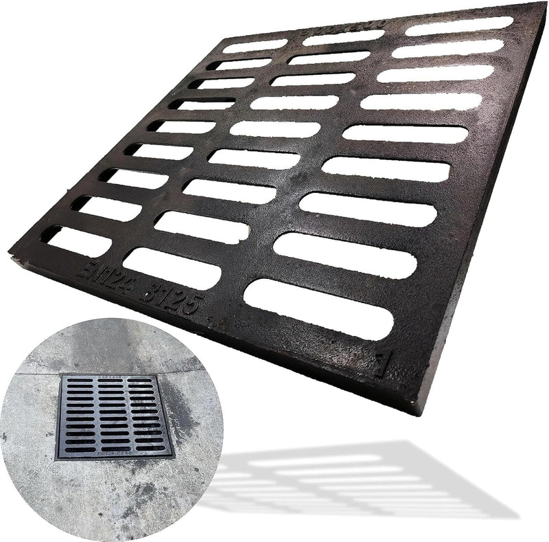 Cast Iron Drain Grate Driveway Channel Cover 700